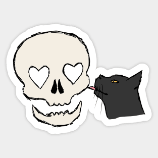 Cat Person Til Death Sticker